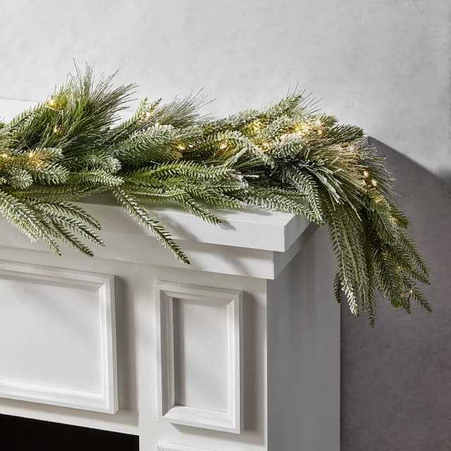 Imagen de LampLust 6 Ft Frost Garland with 100 LED Lights ⚡ en OfertitasTOP