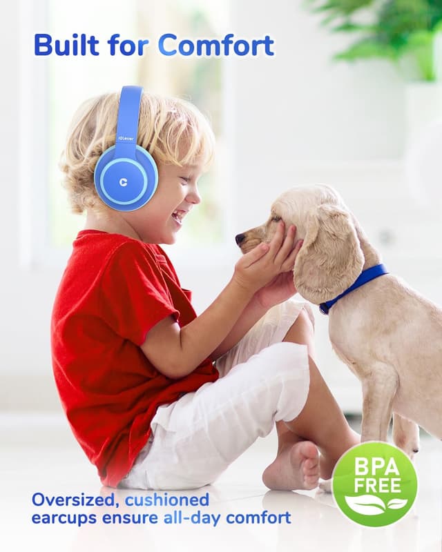 Thumbnail 6 de iClever Kinder Noise Cancelling Kopfhörer Blau