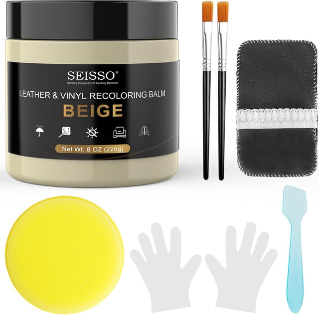 Thumbnail 5 de SEISSO Kit Riparazione Pelle Auto Beige