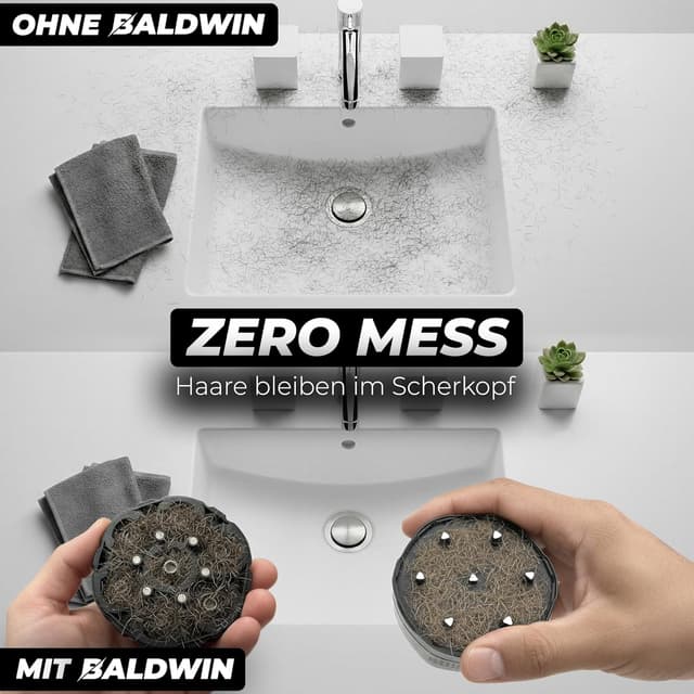 Thumbnail 4 de BALDWIN Glatzen Rasierer 7D 150 Min Akku