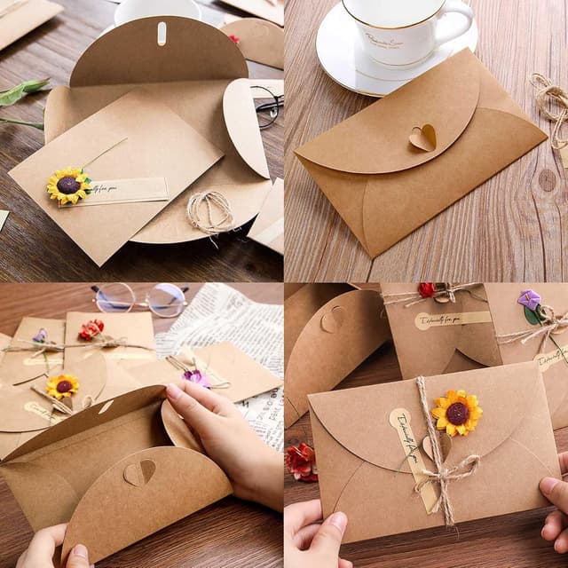 Thumbnail 3 de SLOSH 10 Biglietti di Auguri con Fiori Secchi 10pz