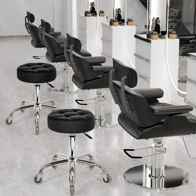 Thumbnail 4 de BEWISHOME Taburete giratorio 51–66 cm