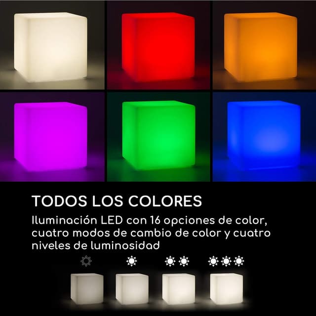 Detalle de Blumfeldt Shinecube XL Lámpara 40x40x40 cm