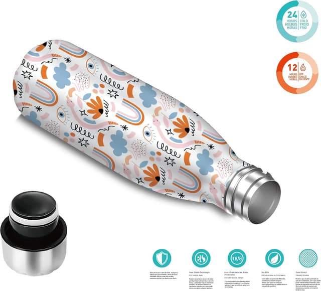 Thumbnail 2 de Mi Ko Mi Ka Botella Térmica Acero Inoxidable 500ml 🥤