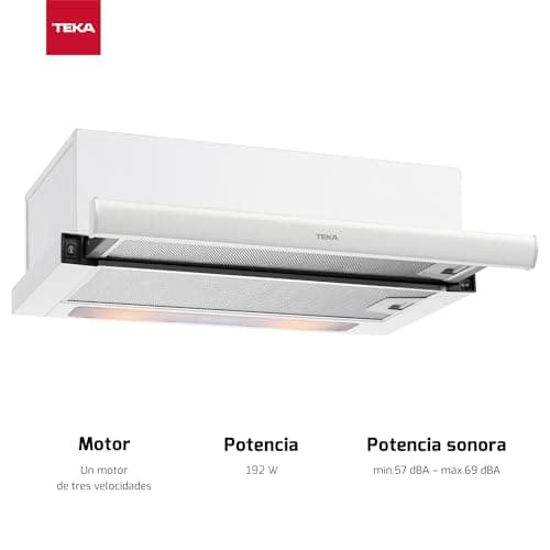 Detalle de Teka TL 6420.2 WH campana telescópica 360 m3/h