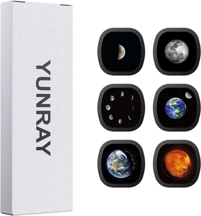 Detalle de YUNRAY Galaxy Projector Disc Set (6 Scheiben) – Ultra-HD Projektion, kompatibel mit Galaxy Projector Pro & Gen2