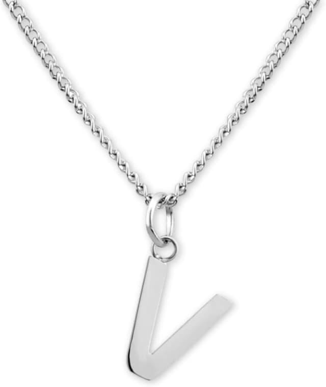 Detalle de Collana con lettere in argento GD GOOD.designs (ciondolo A–Z) regolabile, delicata sulla pelle