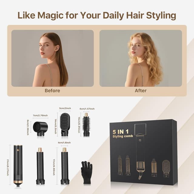 Thumbnail 6 de Sendowtek 5-in-1 Hot Air Styler 1000W hair tool 💇♀