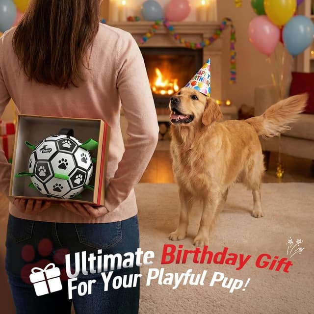 Thumbnail 3 de QDAN Dog Toys World Cup Soccer Ball 6 Inch