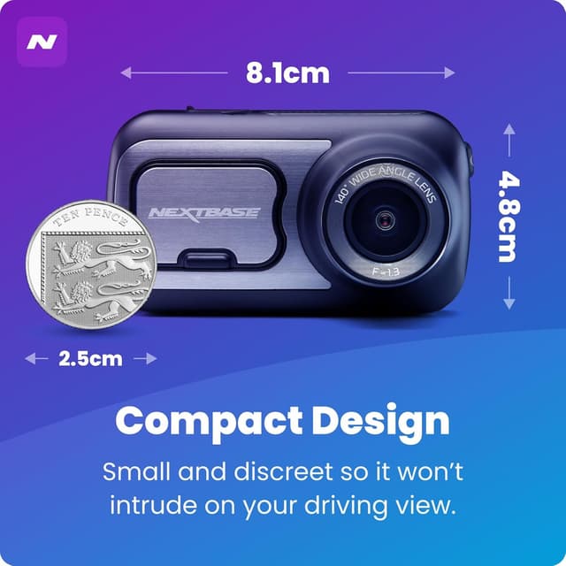 Detalle de Nextbase 422GW Front & Rear Dash Cam with 2.5" IPS Touch Screen, WiFi, GPS & Bluetooth