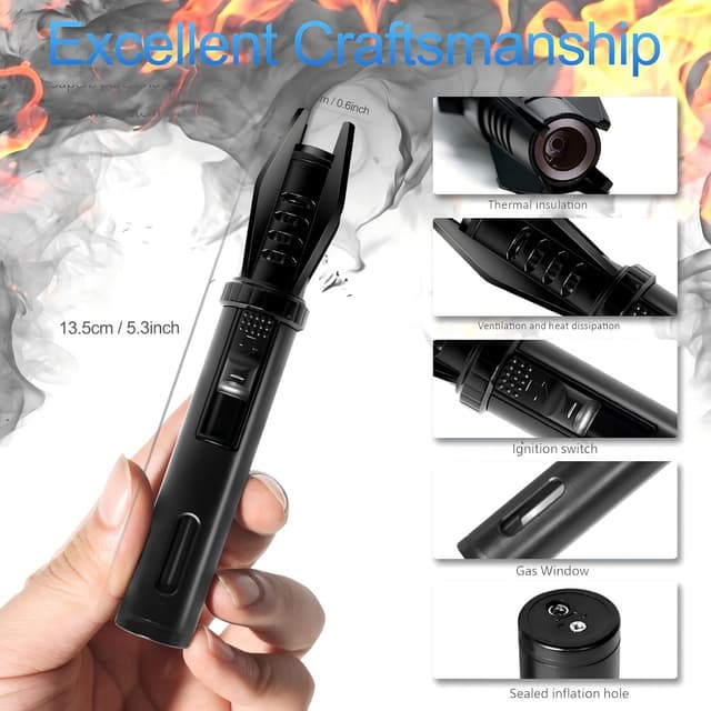 Detalle 2 de GIRIAITUS Encendedor mechero 13.5 cm para barbacoa