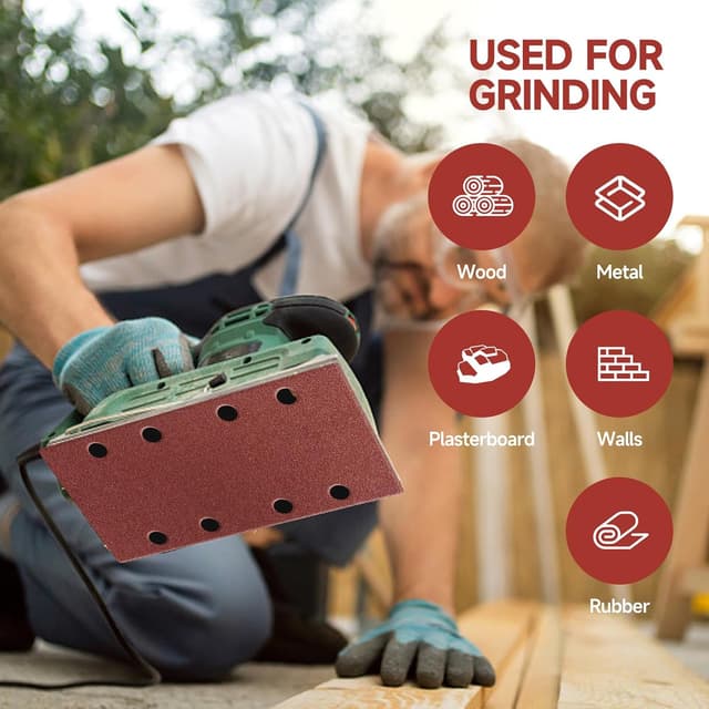 Thumbnail 6 de Sruhrak 93 x 185mm Schleifpapier Set 50 Stück