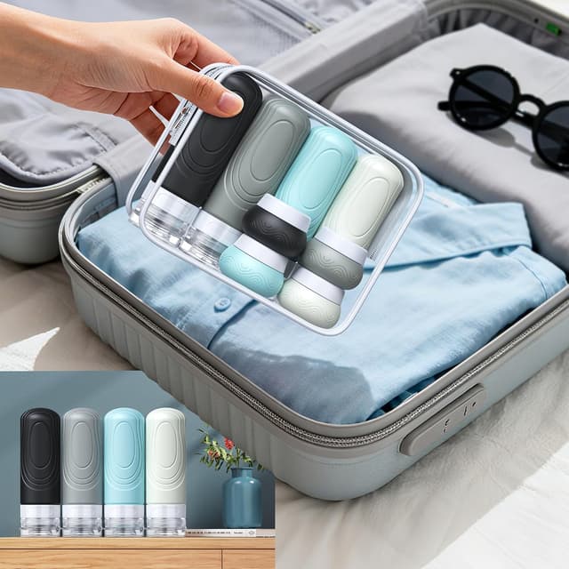 Thumbnail 3 de Aeomni 8 Pack Travel Bottles 90ml set