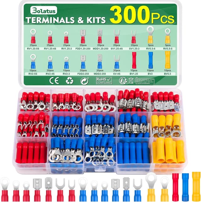 Detalle de Kabelschuh Set 300 Stück 0,5-6,0 mm²