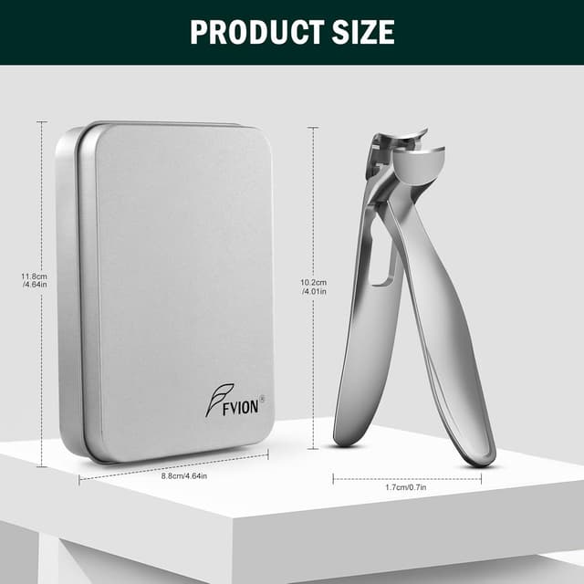Thumbnail 6 de FVION angled head nail clippers for thick nails