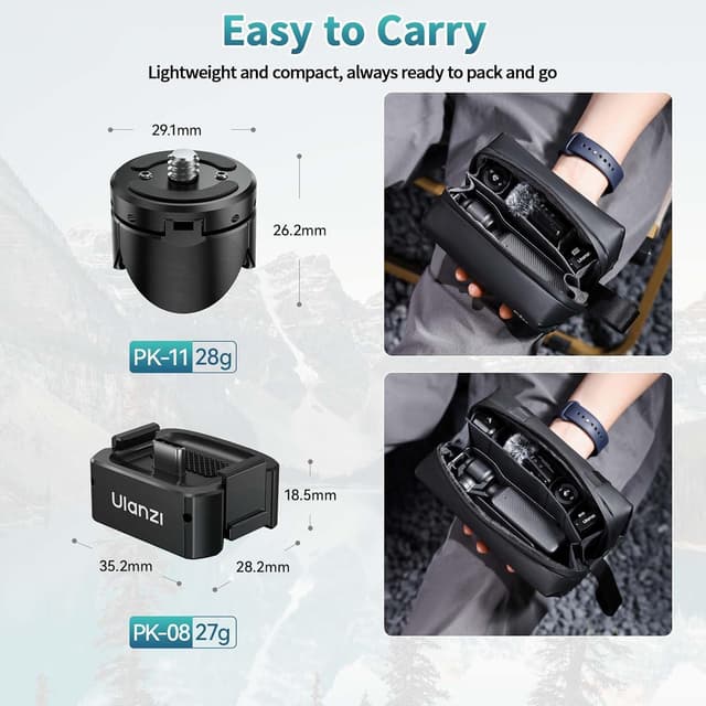 Thumbnail 6 de ULANZI Pocket 3 Mini Stativ 27 g