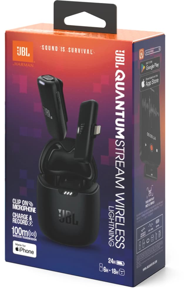 Thumbnail 19 de JBL Quantum Stream Studio Wireless LT – kabelloses Kondensatormikrofon für Streaming & Content