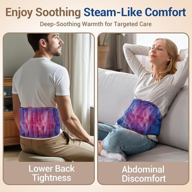 Thumbnail 5 de Comfytemp 9x47inch Microwavable Heating Pad 2.5LB