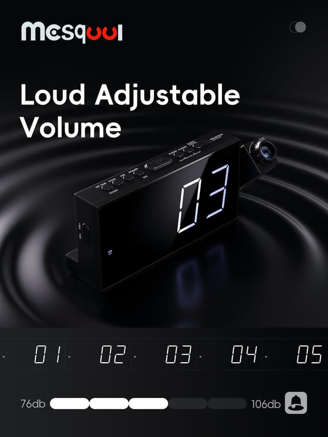 Thumbnail 5 de Projektionswecker Schlafzimmer 7" LED Anzeige