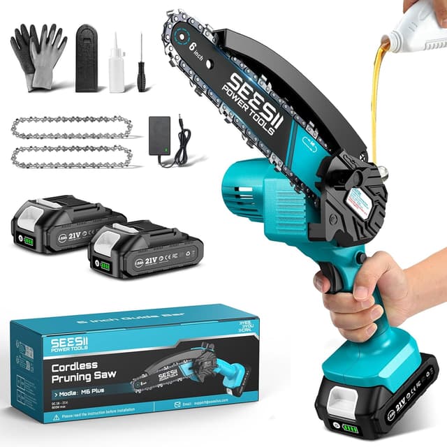 Imagen de Seesii Mini-Kettensäge 6 Zoll en OfertitasTOP