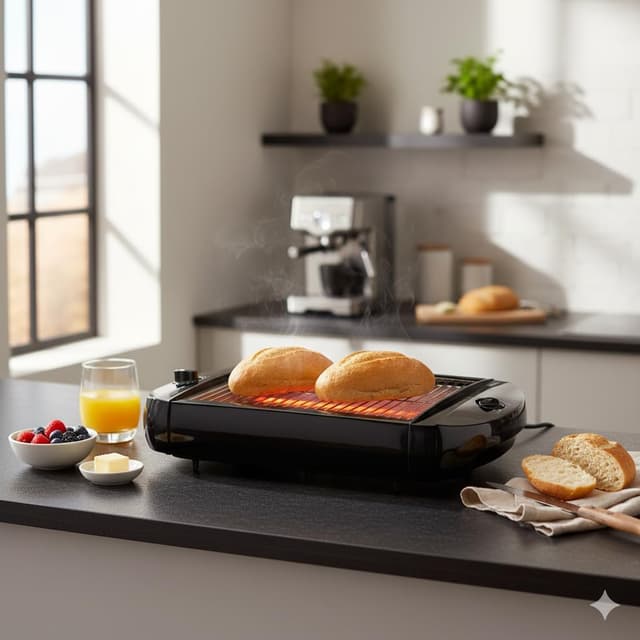 Thumbnail 2 de Melissa 16140145 Flachtoaster 24 x 18,5 cm 🍞