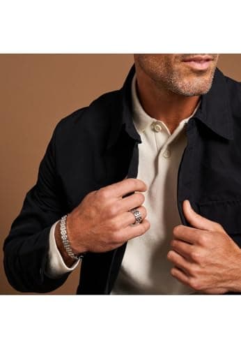 Thumbnail 3 de Fossil Pulsera para hombre en acero o piel con cierre desplegable