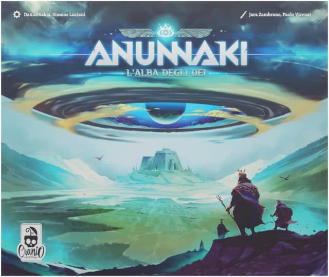 Detalle 2 de Cranio Creations Anunnaki: L’Alba degli Dei (edizione italiana) gioco 4X 1-4 giocatori