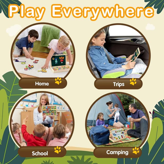 Thumbnail 6 de Uping Puzzle magnetico per bambini 2–4 anni 🧩