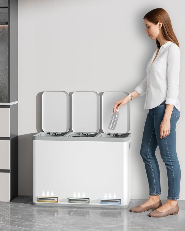 Thumbnail 1 de Hzuaneri Cestino da Cucina 3 x 15L