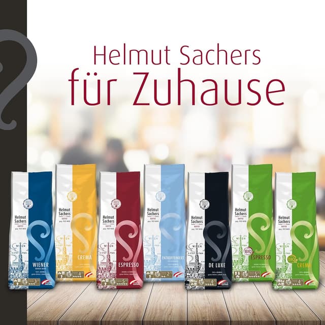 Thumbnail 6 de Helmut Sachers Kaffee De Luxe Intensität 4/5 – 100% Arabica ganze Bohnen (500 g)