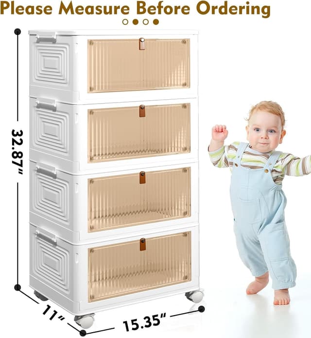 Detalle 2 de CTSNSLH 4 Tier Plastic Storage Bins 93 Qt