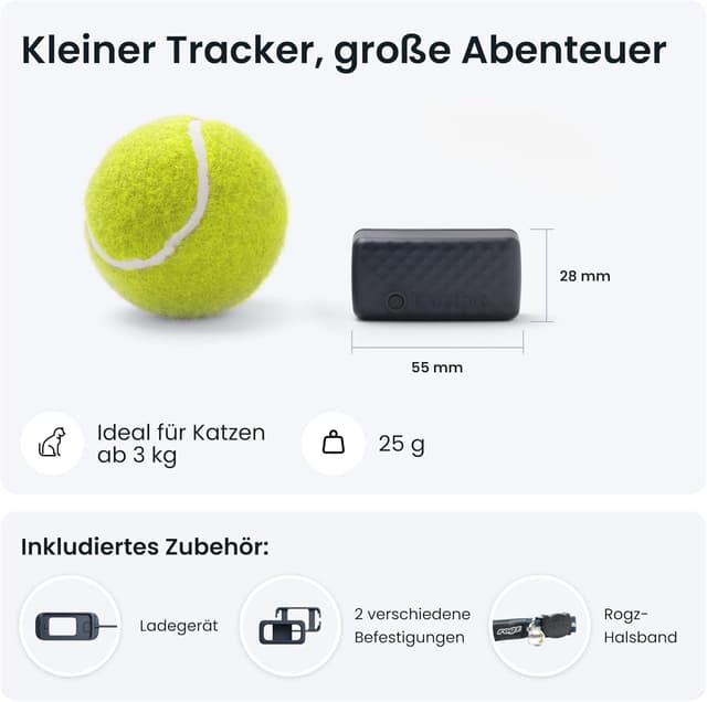 Thumbnail 3 de Tractive Mini Katzen GPS Tracker 25 g