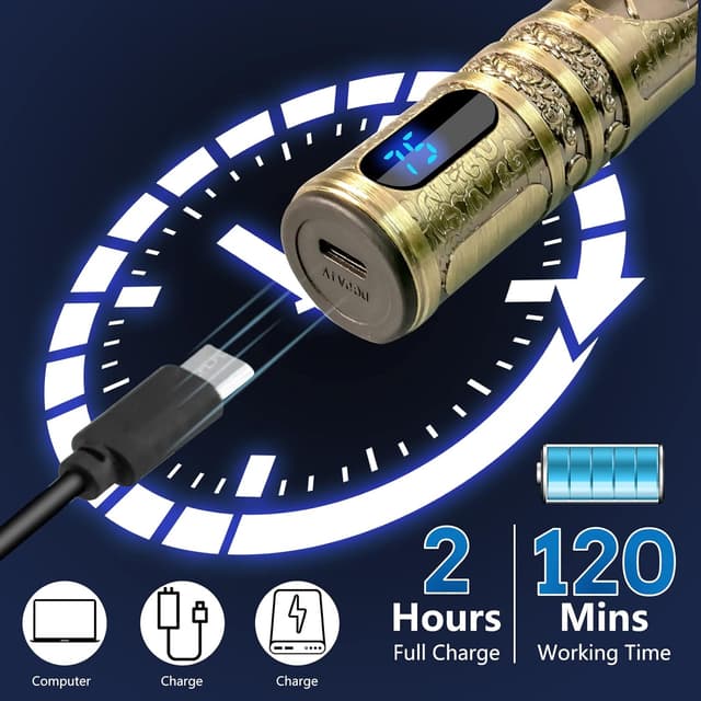 Detalle de Hair Clippers Men Professional Beard Trimmer