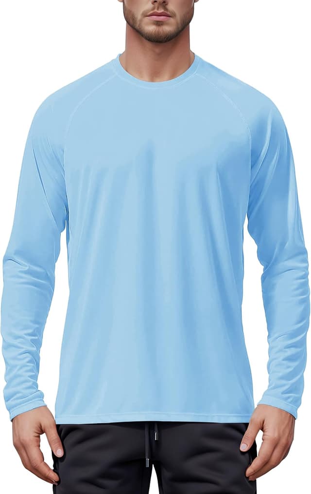 Thumbnail 6 de Tansozer Men’s UV Rash Vest UPF 50+ Long Sleeve Quick-Dry Sports Top
