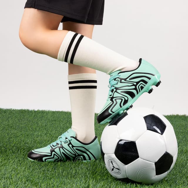 Detalle 2 de DREAM PAIRS Youth Firm Ground Soccer Cleats for Boys & Girls (Little/Big Kids)