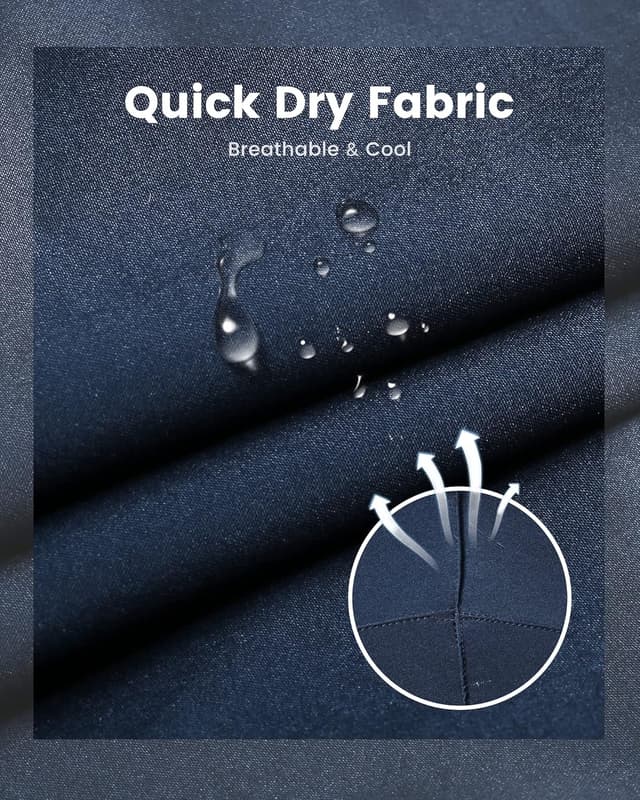 Detalle 2 de MaaMgic 5" Men’s Swim Shorts with Compression Liner (2-in-1) and Zipper Pockets