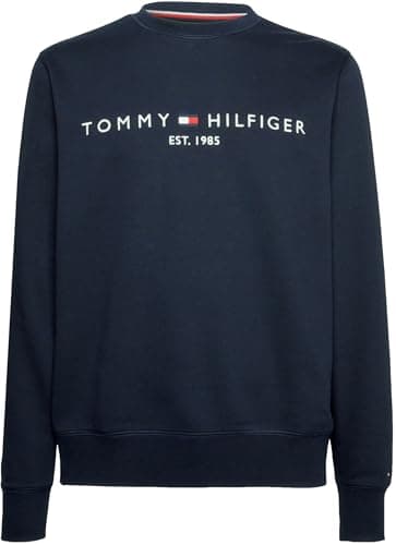 Thumbnail 3 de Tommy Hilfiger Sweatshirt Azul Sin Capucha para Hombre 🌊