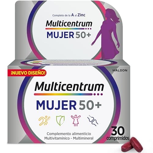 Detalle de Multicentrum Mujer 50+ multivitamínico