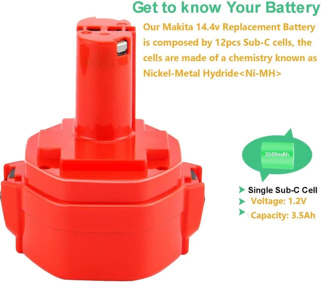 Thumbnail 5 de Shentec PA14 14.4V 4800mAh batterie per Makita