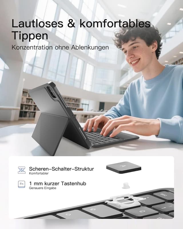 Thumbnail 5 de Inateck AceTouch KB04122 Tastaturhülle für iPad 11"