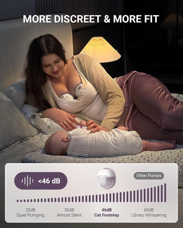 Thumbnail 5 de comfyer Heated Hands-Free Breast Pump 2 Pack