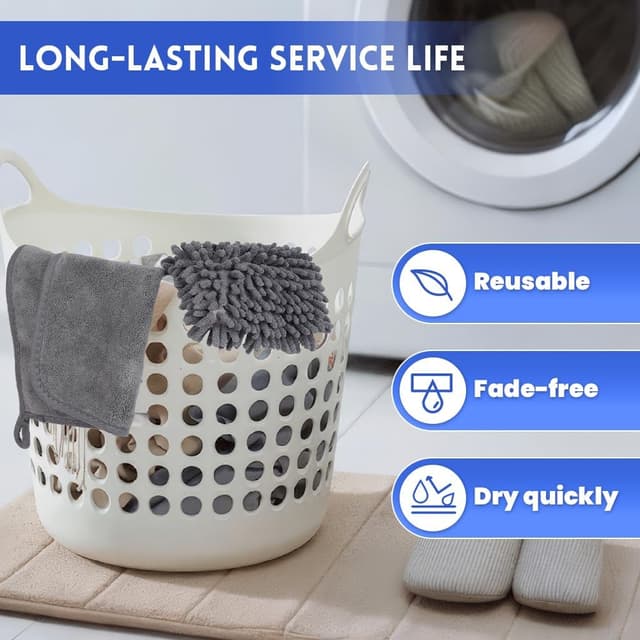 Thumbnail 6 de flintronic Kit limpieza coche bayetas microfibra 5 peças