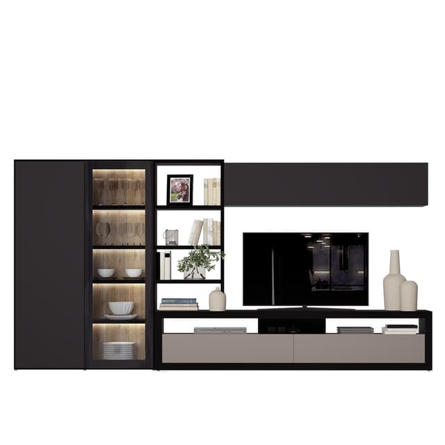 Imagen de El Corte Inglés Qubic New 2.0 mueble salón 360 cm en OfertitasTOP