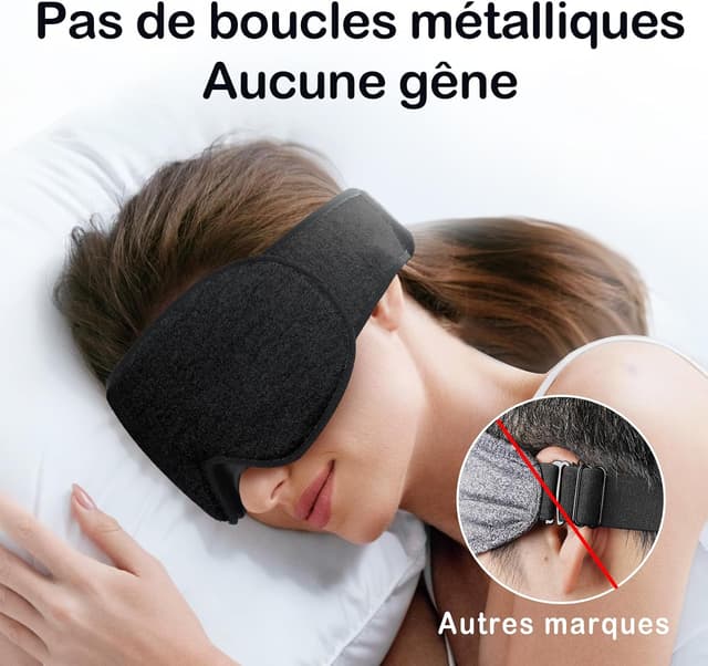 Thumbnail 1 de INNELO Masque de sommeil 3D pour côté 💤