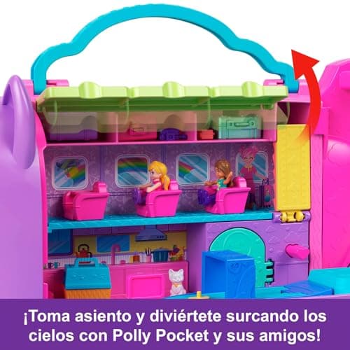Thumbnail 4 de Polly Pocket Adventures in Rio Kitty Airways cofre avión 🎲