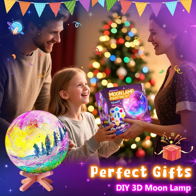 Thumbnail 6 de Toyzey Moon Lamp Craft Set 12 Years