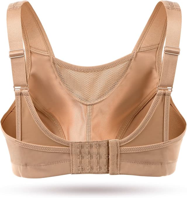 Detalle de Wingslove Damen Sport-BH mit Vollabdeckung