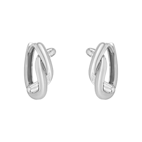 Detalle de Sofia Milani E3042 pendientes en plata de ley