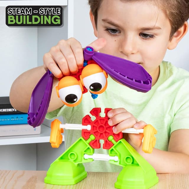 Detalle 2 de Basic Fun 85618 Budding Builders set 100 pieces 🚂