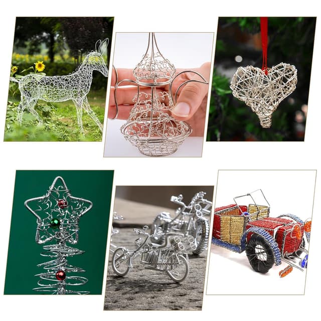 Thumbnail 6 de TAIANJI Basteldraht 5 m, 3 Rollen